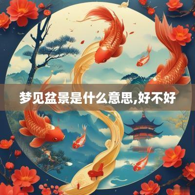 梦见盆景是什么意思,好不好