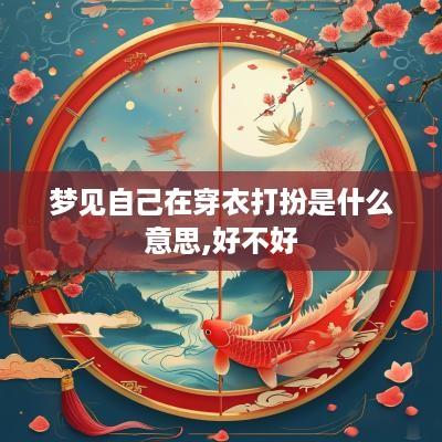 梦见自己在穿衣打扮是什么意思,好不好