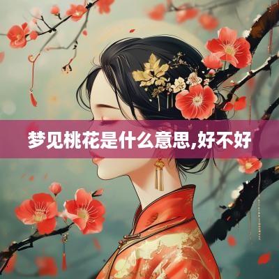 梦见桃花是什么意思,好不好