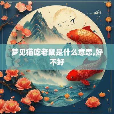 梦见猫吃老鼠是什么意思,好不好