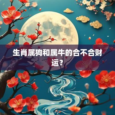 生肖属狗和属牛的合不合财运？