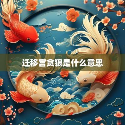 迁移宫贪狼是什么意思