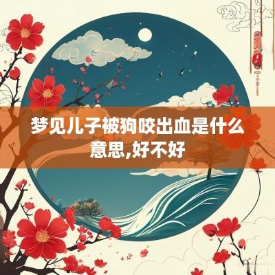 梦见儿子被狗咬出血是什么意思,好不好