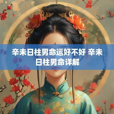 辛未日柱男命运好不好 辛未日柱男命详解