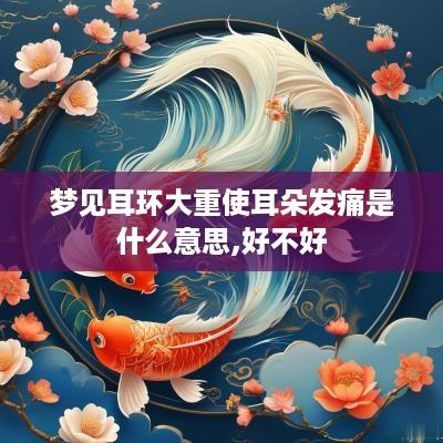 梦见耳环大重使耳朵发痛是什么意思,好不好