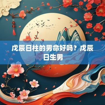 戊辰日柱的男命好吗？戊辰日生男