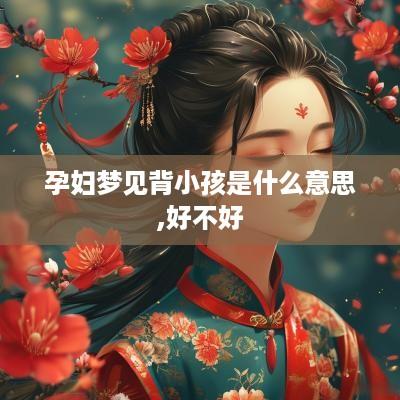 孕妇梦见背小孩是什么意思,好不好