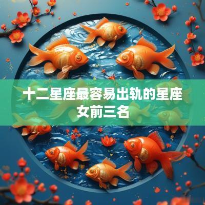 十二星座最容易出轨的星座女前三名