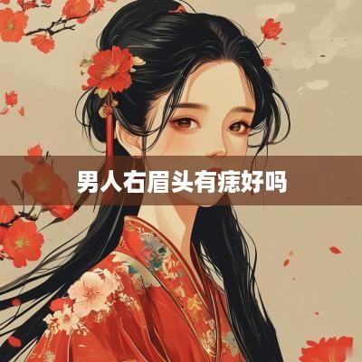 男人右眉头有痣好吗