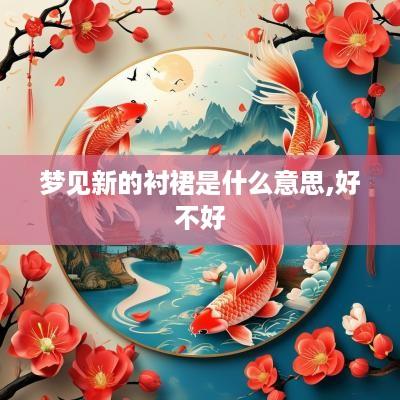 梦见新的衬裙是什么意思,好不好