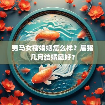 男马女猪婚姻怎么样？属猪几月结婚最好？