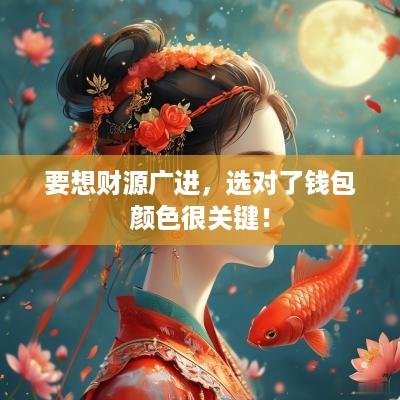 要想财源广进，选对了钱包颜色很关键！