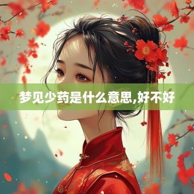梦见少药是什么意思,好不好