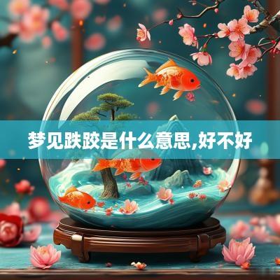 梦见跌跤是什么意思,好不好