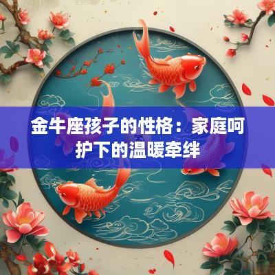 金牛座孩子的性格:家庭呵护下的温暖牵绊 金牛座孩子的性格:家庭呵护下的温暖牵绊
