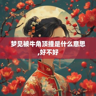 梦见被牛角顶撞是什么意思,好不好