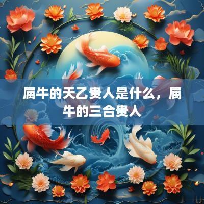 属牛的天乙贵人是什么，属牛的三合贵人