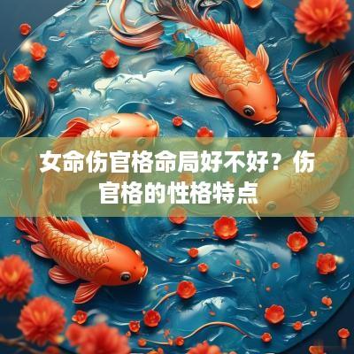 女命伤官格命局好不好？伤官格的性格特点