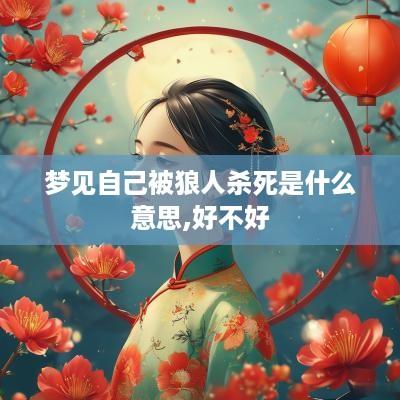 梦见自己被狼人杀死是什么意思,好不好