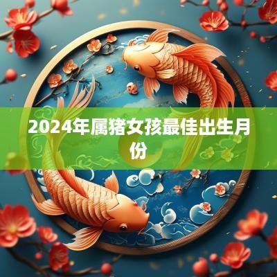 2025年属猪女孩最佳出生月份