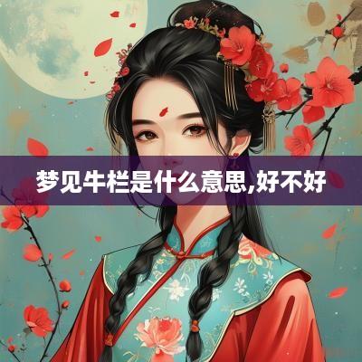 梦见牛栏是什么意思,好不好