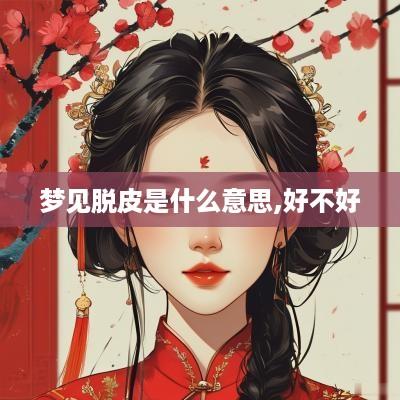 梦见脱皮是什么意思,好不好