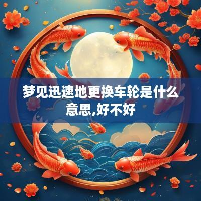 梦见迅速地更换车轮是什么意思,好不好