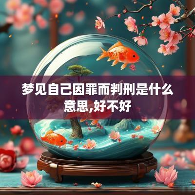 梦见自己因罪而判刑是什么意思,好不好