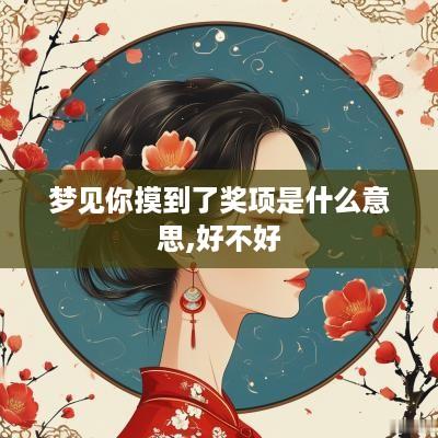 梦见你摸到了奖项是什么意思,好不好