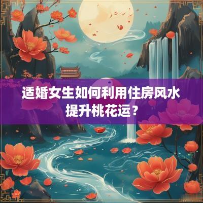 适婚女生如何利用住房风水提升桃花运？