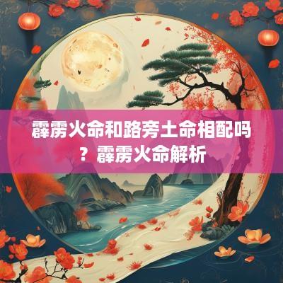 霹雳火命和路旁土命相配吗？霹雳火命解析