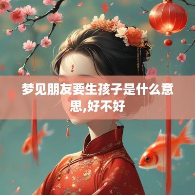 梦见朋友要生孩子是什么意思,好不好