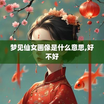 梦见仙女画像是什么意思,好不好