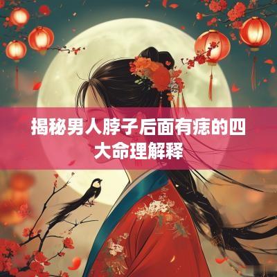 揭秘男人脖子后面有痣的四大命理解释