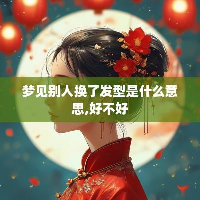 梦见别人换了发型是什么意思,好不好