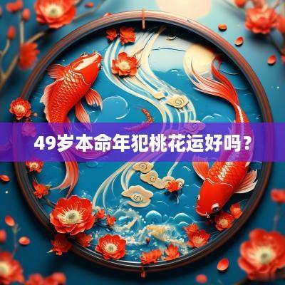 49岁本命年犯桃花运好吗？