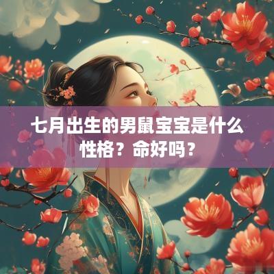 七月出生的男鼠宝宝是什么性格？命好吗？
