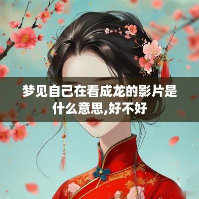 梦见自己在看成龙的影片是什么意思,好不好