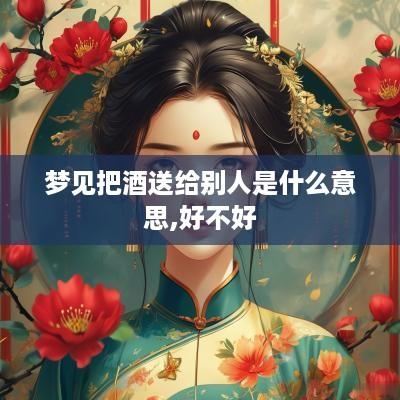 梦见把酒送给别人是什么意思,好不好