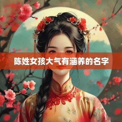 陈姓女孩大气有涵养的名字