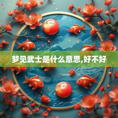 梦见武士是什么意思,好不好
