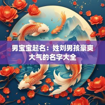 男宝宝起名：姓刘男孩豪爽大气的名字大全