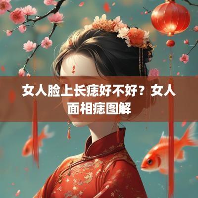 女人脸上长痣好不好？女人面相痣图解