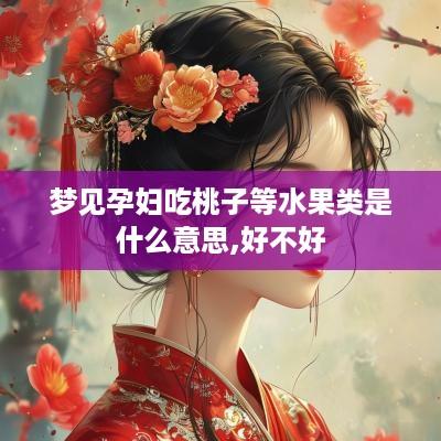 梦见孕妇吃桃子等水果类是什么意思,好不好