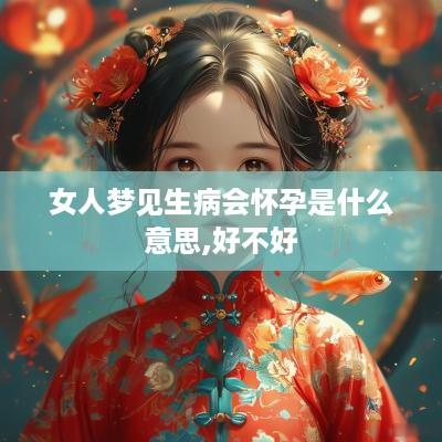 女人梦见生病会怀孕是什么意思,好不好