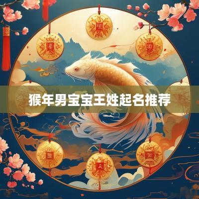 猴年男宝宝王姓起名推荐