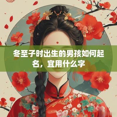 冬至子时出生的男孩如何起名，宜用什么字