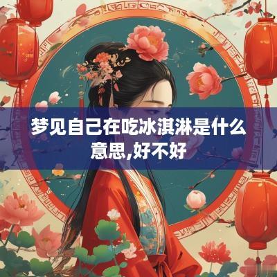 梦见自己在吃冰淇淋是什么意思,好不好