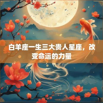 白羊座一生三大贵人星座，改变命运的力量