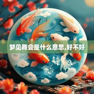 梦见舞会是什么意思,好不好